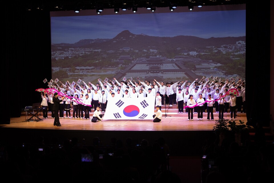 나주문화예술회관에서 '예술더하기 수업 성과 공유회'가 진행중이다. /사진=나주시