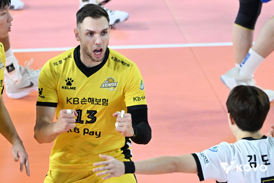 프로배구 V리그 남자부 KB손해보험 비예나. /KOVO 제공