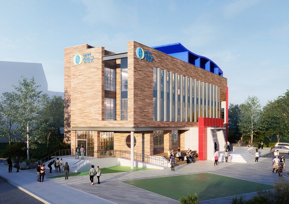 청송군립진보공공도서관 조감도.사진=청송군