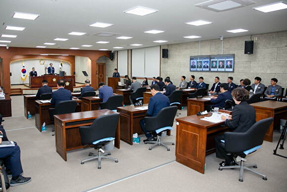 김제시의회 본회의장./시의회