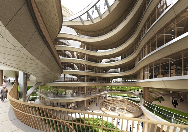 청라 그룹헤드쿼터 조감도. /하나금융그룹 제공