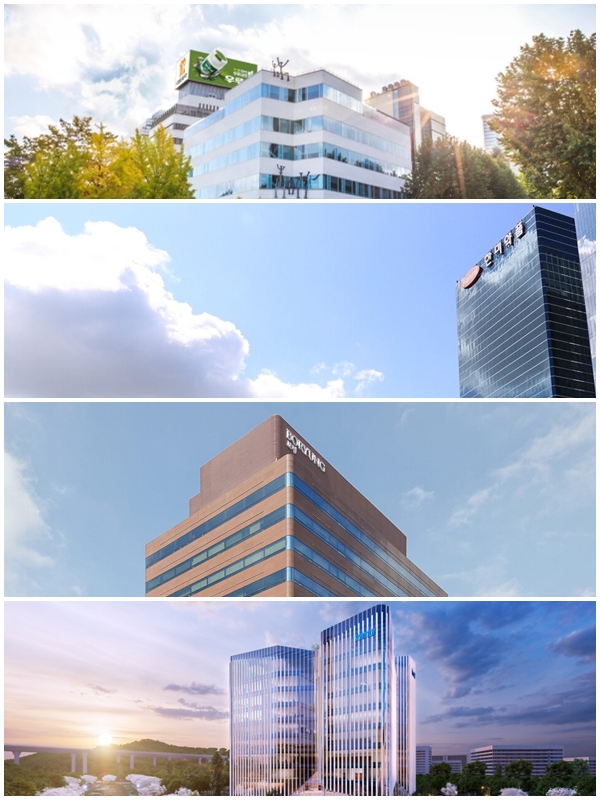 대웅제약, 한미약품, 보령, HK이노엔. /각 사 제공