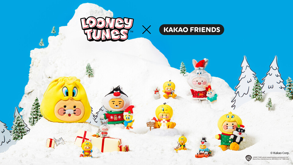 루니툰즈 x 카카오프렌즈 크리스마스 에디션./카카오