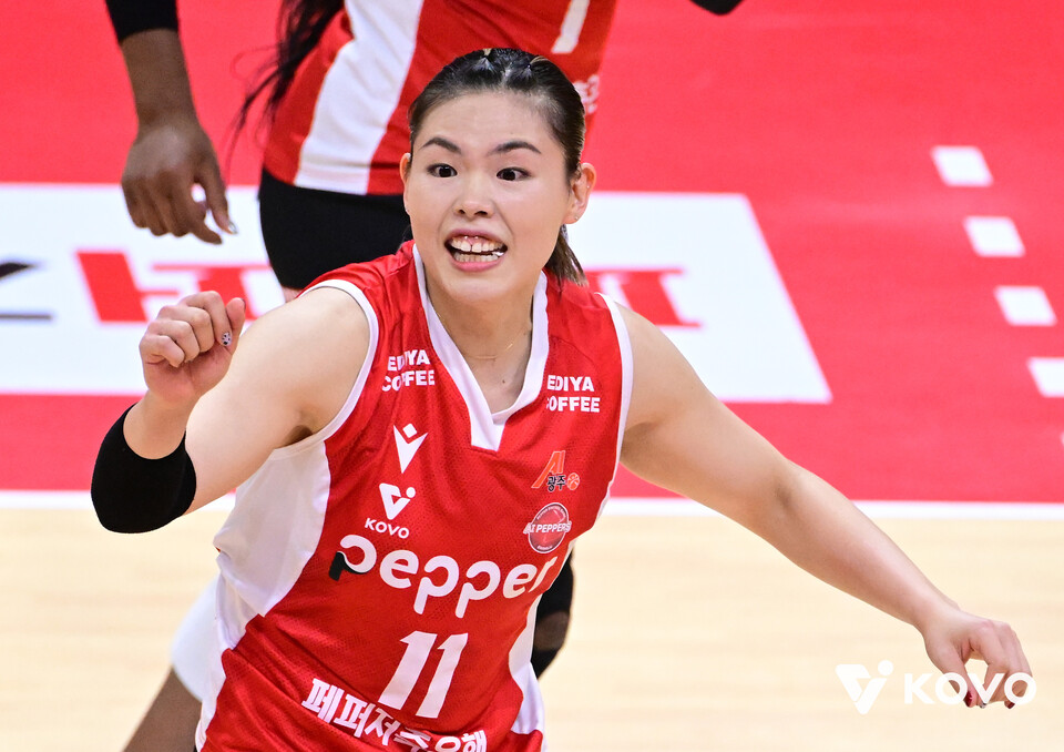 프로배구 V리그 여자부 페퍼저축은행의 시마무라. /KOVO 제공