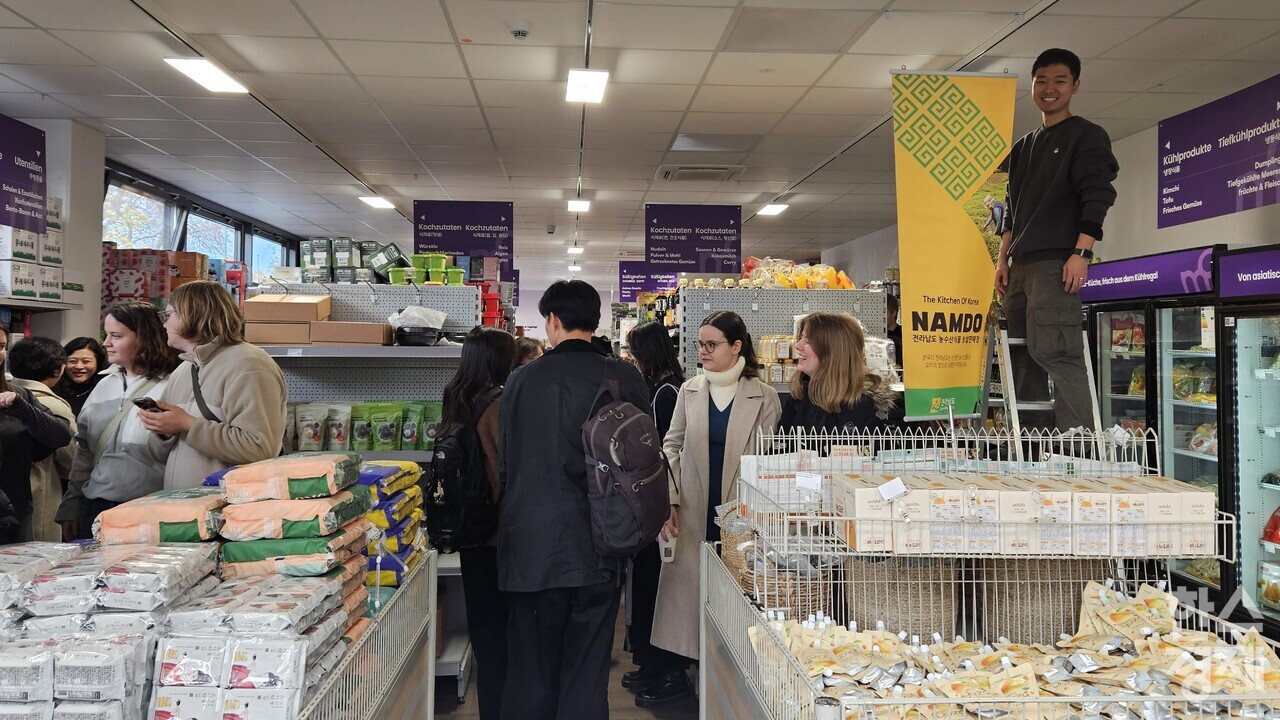 ▲독일 베를린 상설판매장 (사진=전남도)