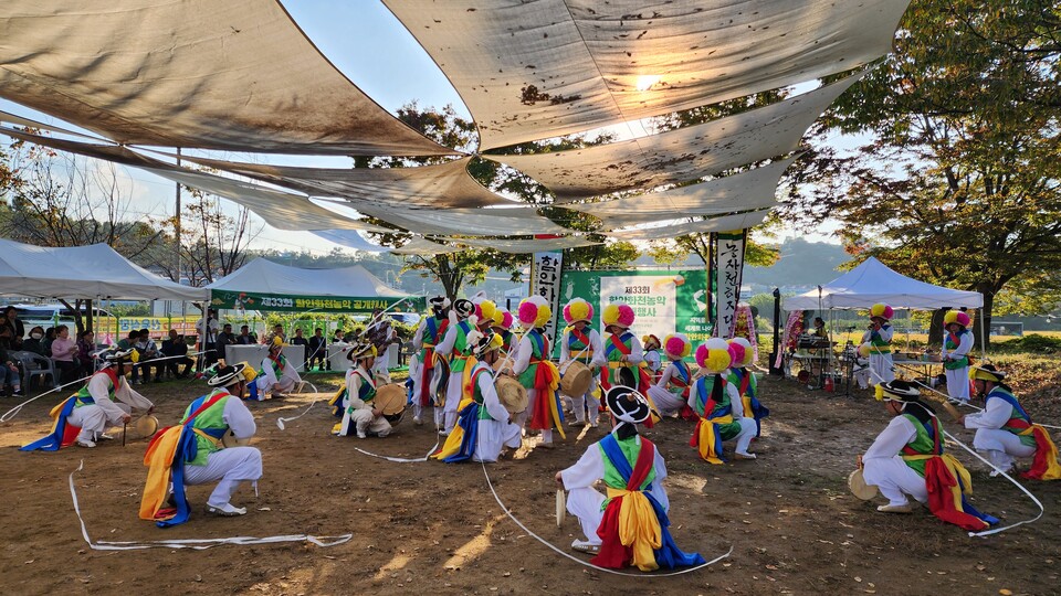 화천농악 공연장면. 사진=함안군