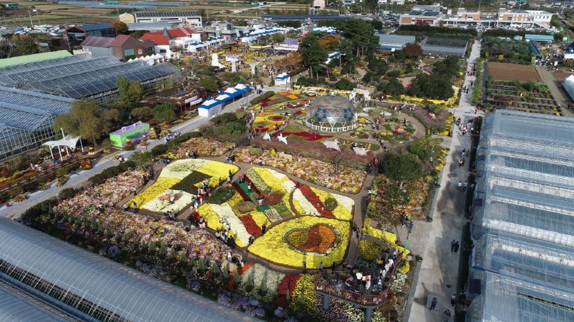 제19회 거제섬꽃축제 전경 모습. 사진=거제시