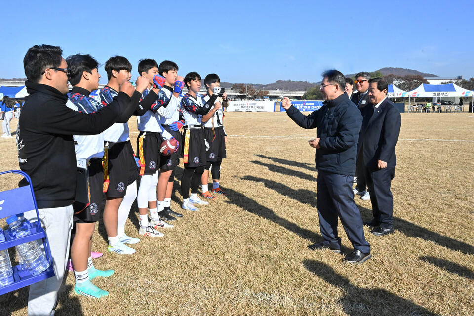 2025년 전국유소년 플래그풋볼. 사진=군위군