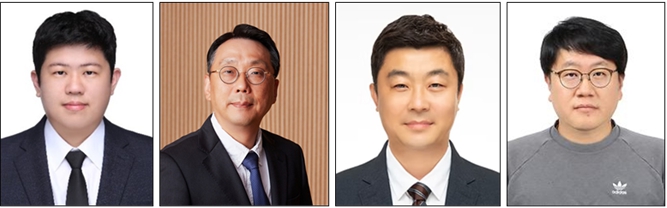 좌측부터 경북대 나노신소재공학과 최명식 교수, 연세대 신소재공학과 이규형 교수, 연세대 진창현 연구교수, 강원대 신소재공학과 최선우 교수. 사진=경북대학교