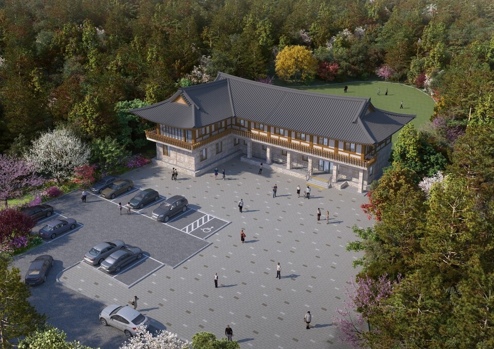 해남군 지역 예술인들의 창작 허브가 될 해남문예어울림센터 조감도.