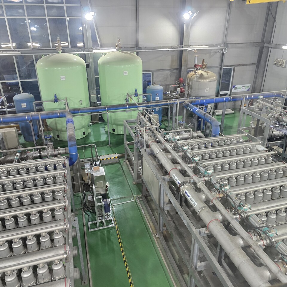 한국수자원공사 상수도 기반 시설 전경 모습. 사진=거제시