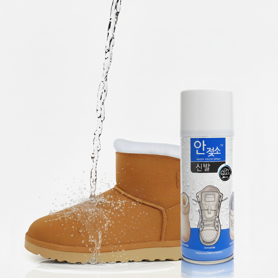 안젖소가 누적 판매 22만개를 돌파하며 신발 방수 스프레이 제품으로서 입지를 확고히 하고 있다./디에이치메디케어