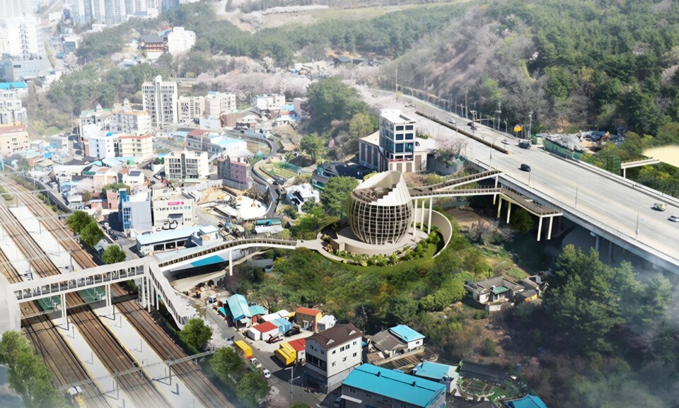 괘내마을~사상공원간 보행환경 개선사업 조감도. 사진=부산시