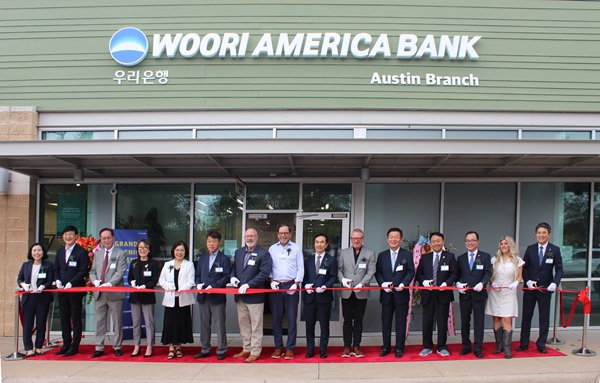 우리은행은 우리아메리카은행이 지난 19일(현지시각) 텍사스주 오스틴지점 개점 행사를 가졌다고 20일 밝혔다. /우리은행 제공 