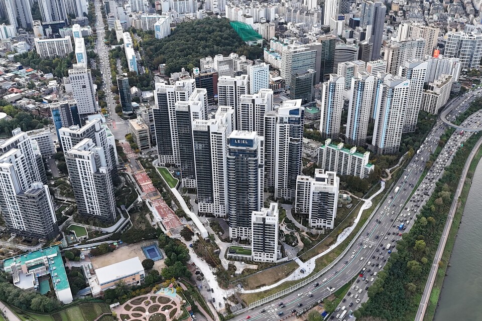 청담르엘 전경./롯데건설