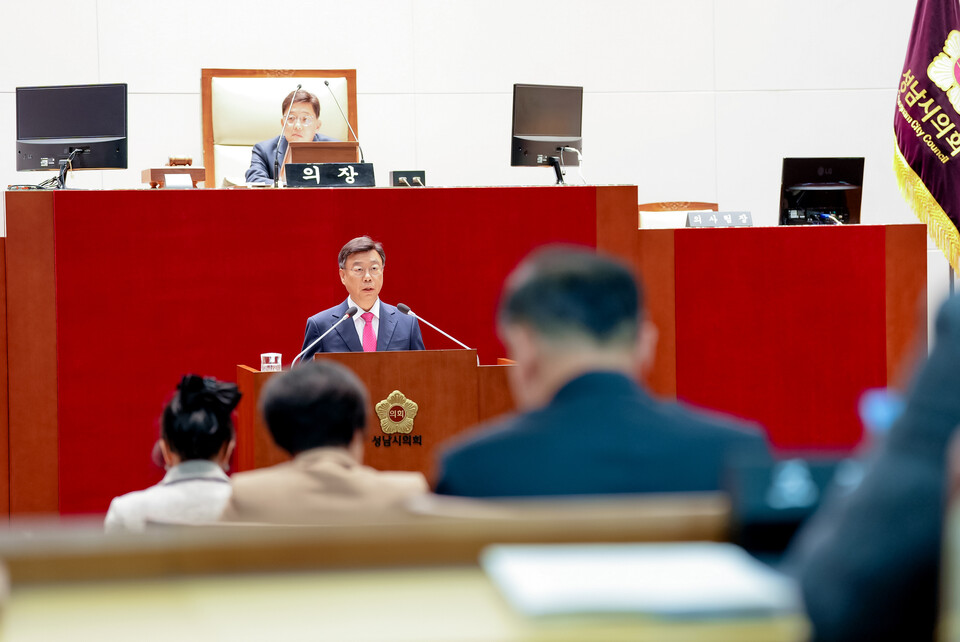 신 시장은 “대장동 7천억 원대 범죄수익은 성남시민이 입은 피해이며 반드시 되찾겠다”며 “공공사업과 예산에 부패가 스며들 여지가 없도록 투명성을 원칙으로 시정을 운영하겠다”고 밝혔다./ 성남시 제공