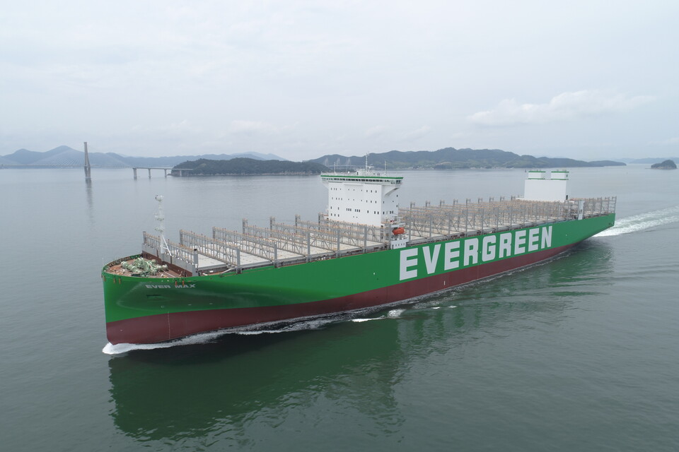 삼성중공업이 건조한 컨테이너선./삼성중공업