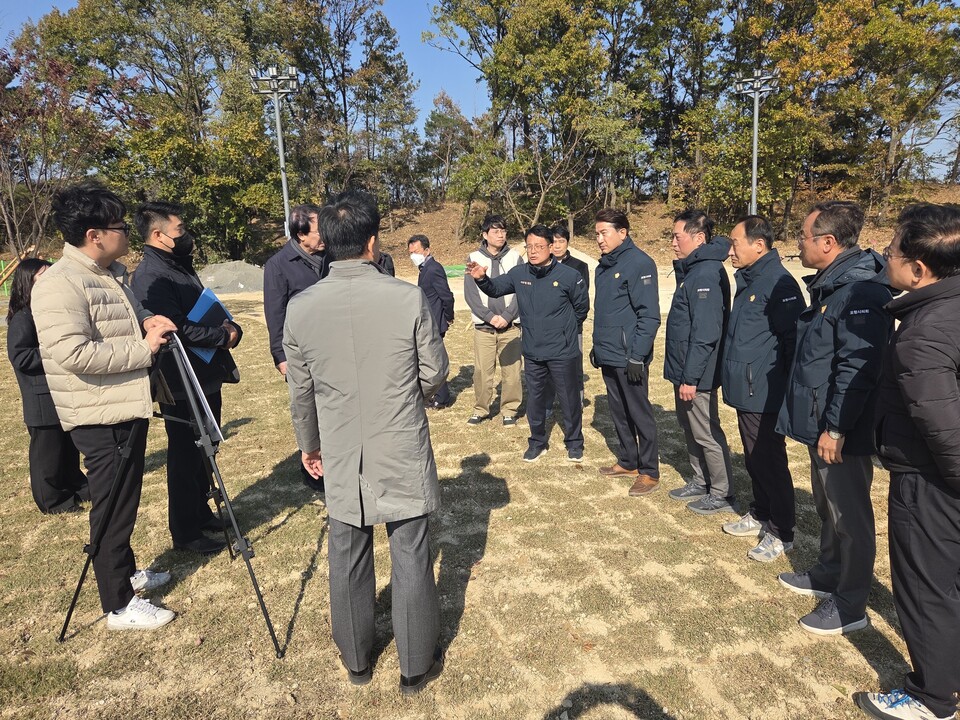 남포항 파크골프장. 사진=포항시의회