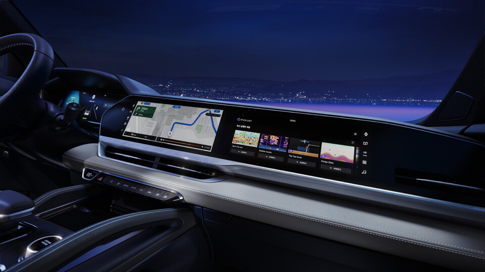 르노 '그랑 콜레오스 에스카파드(escapade)'의 실내./르노코리아