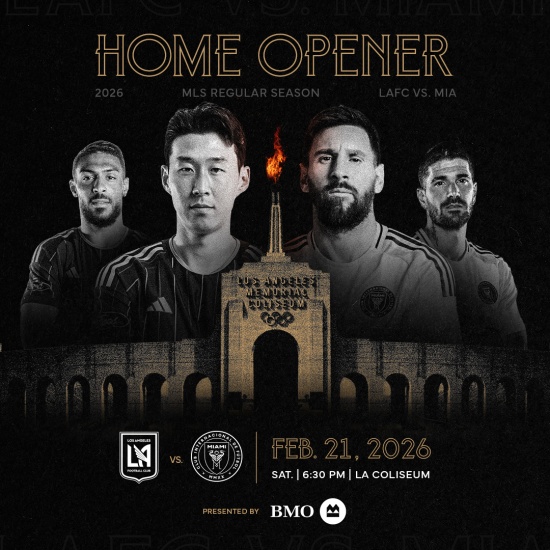 LAFC의 내년 MLS 개막전 홍보 이미지. /LAFC 인스타그램