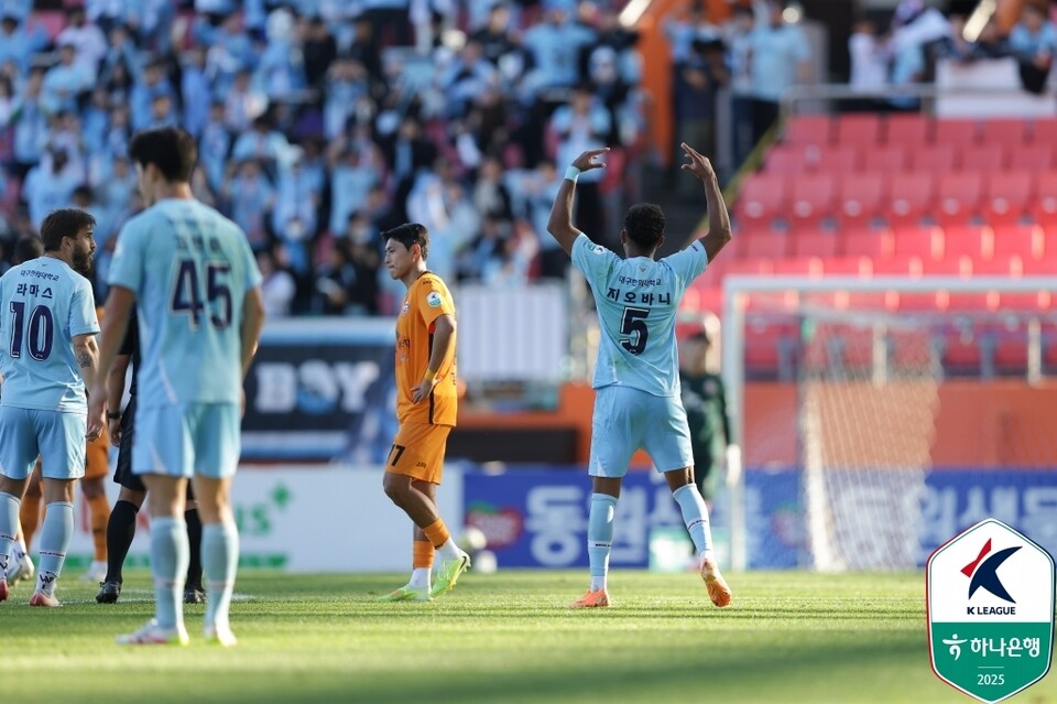 대구FC 지오바니(5번). /한국프로축구연맹 제공