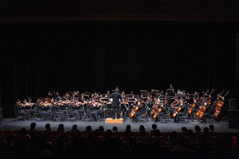 '2025 누구나 꿈나무 오케스트라 정기연주회'의 모습./한국토요타자동차