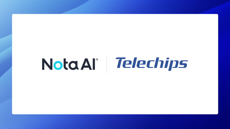 노타가 텔레칩스와 피지컬 AI 기술 협력을 위한 계약을 체결했다./노타