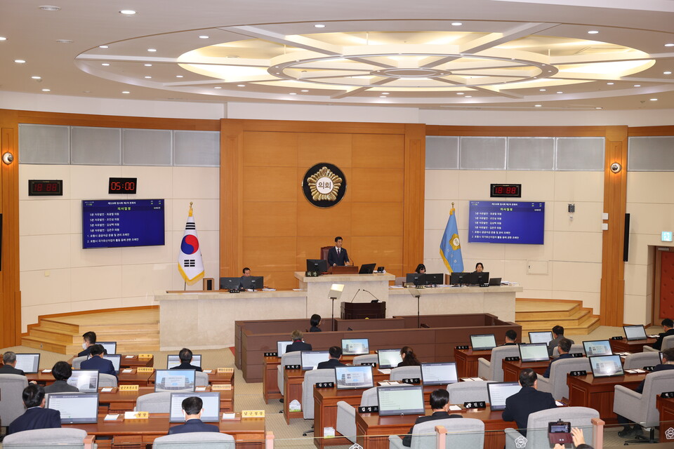 본회의 전경. 사진=포항시의회
