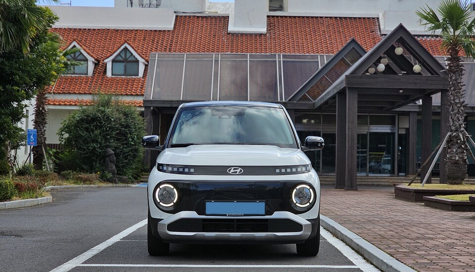 현대차 '캐스퍼 일렉트릭'의 전면./곽호준 기자