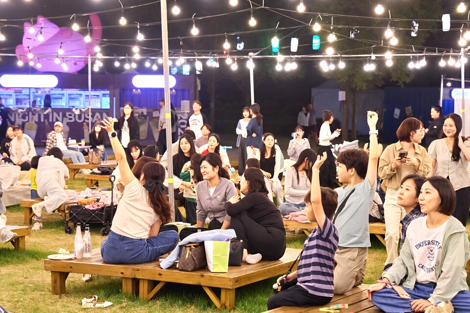 2025 별바다부산 나이트페스타_나이트마켓 현장. 사진=부산관광공사