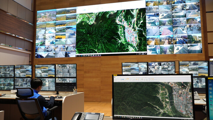 영덕군 CCTV 통합관제센터./ 영덕군 제공