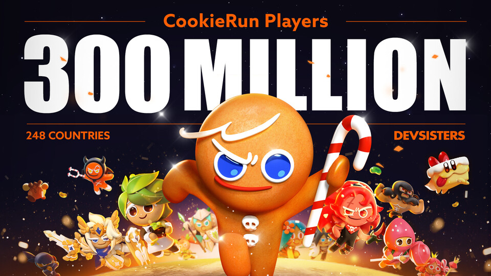 누적 이용자 3억명 돌파한 '쿠키런' IP./데브시스터즈