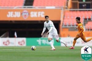 'K리그1 선두' <b>대전</b>, 제주 3-1로 꺾고 3연승… <b>주민규</b> 시즌 <b>5호골</b>
