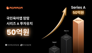 '맘맘' 원더웍스컴퍼니, 50억원 규모 시리즈 A 투자 유치 - 뉴스 썸네일 이미지