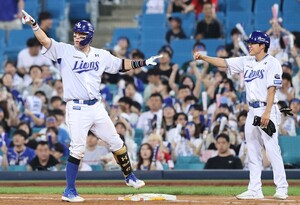 '<b>강민호 4타점</b>' 프로야구 삼성, SSG에 7-5 역전승